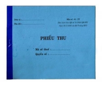 Phiếu thu 1L ford