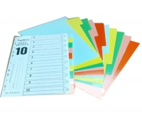 Bìa phân trang giấy 10 số